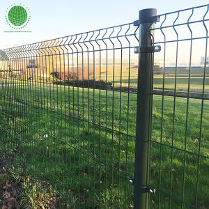 Panneaux de clôture de sécurité en treillis métallique <span class=keywords><strong>rigide</strong></span> 3D galvanisé et traité thermiquement pour jardin, soudés - Product Image 6