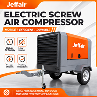 Compresseur d'air mobile électrique à vis de 37 kW à faible bruit pour l'ancrage et le forage dans les petites mines