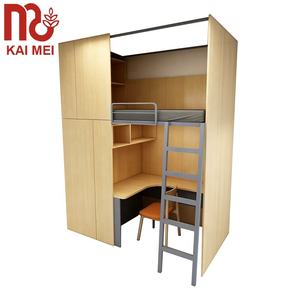 Camas de internado baratas, litera, hogar, <span class=keywords><strong>hostal</strong></span>, escritorio de hotel, cama transformable - Product Image 5