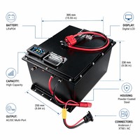 Batterie au lithium de qualité supérieure Talaria pour voiturette de golf, grade A, 36V 48V 72V 50Ah 100Ah 150Ah 200Ah, 6000 cycles pour buggy