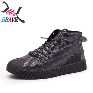 Zapatillas Deportivas de Invierno y Otoño con Caña Alta, Antideslizantes, para Hombre, Estudiante, Juvenil, Casuales, con Parte Superior de PU - Product Image 6