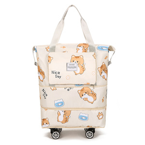 <span class=keywords><strong>Sac</strong></span> de rangement multifonctionnel et polyvalent pour vêtements, grande capacité, <span class=keywords><strong>sac</strong></span> de bagages à main, <span class=keywords><strong>sac</strong></span> de maternité à roulettes universelles - Product Image 1