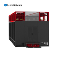 Système de serveur de base de données 6m, solution SKID IT intégrée pour salle informatique, armoire de centre avec cadre en aluminium