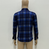 Neuer Lässiger Winter-Cardigan mit Langen Ärmeln, Kariertes T-Shirt, Knitteriges Herren-Winterhemd