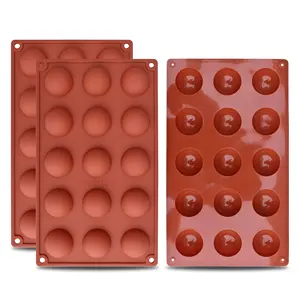 Buracos de 15 3D DIY Ferramentas Bolo Personalizado Caramelo Doce Mold Chocolate Molde Bandeja de Silicone