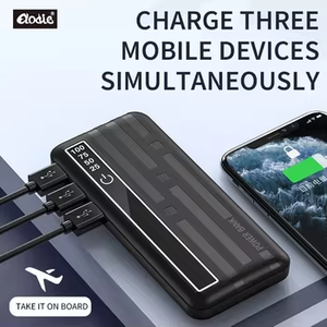 Batterie externe 3 ports USB, Powerbank 2400mAh 3600mAh 4800mAh 6000mAh, Station de charge avec affichage numérique, Batteries externes - Product Image 5
