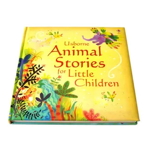 كتب بغلاف مقوى برسوم حيوانات وحديقة حيوانات كارتونية مخصصة للأطفال كتب بأسماء الأطفال مطبوعة