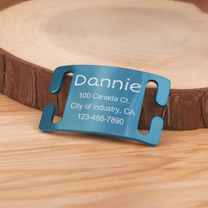 Étiquette d'identification de chien de compagnie de luxe personnalisée <span class=keywords><strong>Code</strong></span> QR vierge Traction Silicone dentelle décoration animal à la mode pour chiens chats - Product Image 6