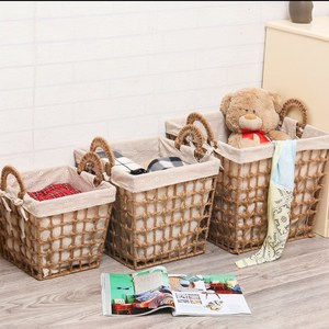 Offres Spéciales Nouveau Design Grand <span class=keywords><strong>Panier</strong></span> à <span class=keywords><strong>Linge</strong></span> Rond en <span class=keywords><strong>Rotin</strong></span> Tissé à la Main Ensemble de 3 <span class=keywords><strong>Panier</strong></span> Tissé avec Poignée - Product Image 5