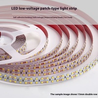 Lampu Strip LED 12V 24V Dual Row 240 LED Patch 2835 Lebar 10MM Tahan Air IP44 untuk Penggunaan Luar Ruangan dan Dalam Ruangan
