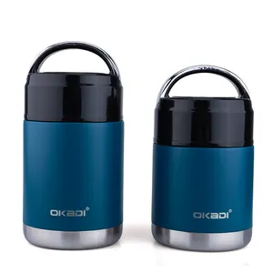 650Ml Vacuum Insulated Sekolah Sup Thermos Jar Food, Makanan Panas Termos Wadah untuk Makan Siang