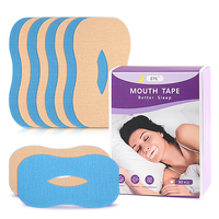Bande adhésive buccale jetable pour adultes et enfants, pour l'ouverture respiratoire, anti-ronflement, patchs de fermeture buccale nocturne