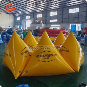 Grande <span class=keywords><strong>bouée</strong></span> triangulaire <span class=keywords><strong>gonflable</strong></span> flottante personnalisée pour l'événement aquatique <span class=keywords><strong>Bouée</strong></span> <span class=keywords><strong>gonflable</strong></span> dans l'équipement de jeu aquatique - Product Image 2