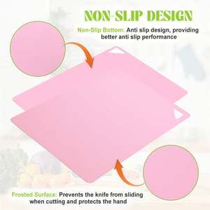 Made in China High Quality and Safe BPA-Free Non-Slip Design Easy to Clean <b>Plastic</b> Cutting Boards - Product Image 4