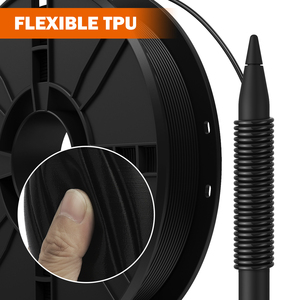 Sunlu — Filament <span class=keywords><strong>TPU</strong></span> noir pour imprimante 3D, consommable d'imprimante en <span class=keywords><strong>TPU</strong></span> veryone, 1.75mm de diamètre, poids bobine 0.5kg - Product Image 3