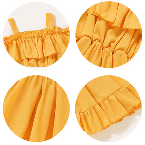 Robes de fête pour bébés en polyester été 2022, vêtements pour enfants, jupes évasées pour tout-petits, vêtements pour enfants, robes de princesse pour filles - Product Image 5