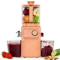 Rainbow Series 350W DC Juicer Mini Tenang Bertenaga DC |   6.30" Lubang Masukan Besar dengan Kontrol Tombol, Hasil Jus Tinggi, Pembersihan Otomatis, Smoothie