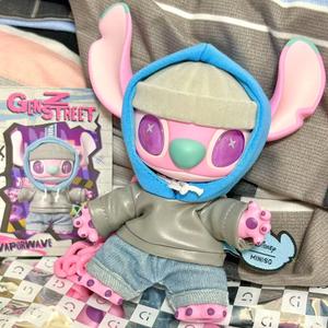 Venta al por mayor <span class=keywords><strong>Miniso</strong></span> Stitch GenZ Street Series Kawaii colgante muñeca juguete para regalo Original 100% algodón tela vinilo felpa figuras - Product Image 6