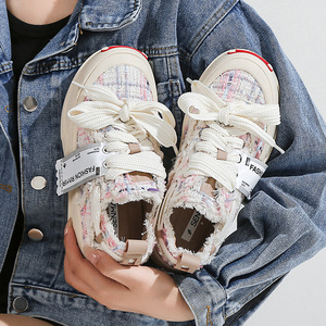 <strong>White</strong> <strong>Shoes</strong> <strong>for</strong> <strong>Women</strong> 2024 New Style Small Fragrant Casual <strong>Shoes</strong> Ins Fashion Versatile Student Sneakers Sports <strong>Canvas</strong> <strong>Shoes</strong> - Product Image 2