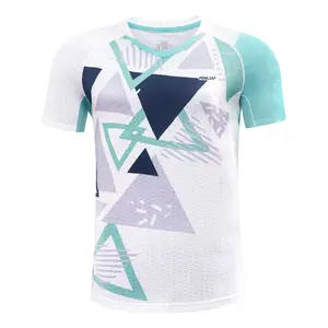 En popüler çevre dostu benzersiz tasarım Badminton gömlek en kaliteli rahat hızlı kuru Badminton kazağı