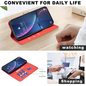 Étui Portefeuille à Rabat en Cuir PU et TPU à Motif Floral avec Porte-Cartes, Housse de Protection en Cuir pour Tecno Pop 10 Smart 10 - Product Image 5
