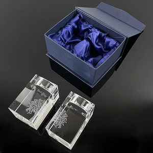 Crystal <strong>Candle</strong> <strong>Holder</strong> Glass Candlestick Custom Logo Engraved clear Crystal Candlestick <strong>Candle</strong> <strong>Holder</strong> - Product Image 3