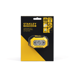 Linterna frontal Stanley Fatmax de 200 lúmenes con sensor de movimiento LED IP54 - Product Image 2