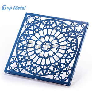 装飾的な部屋の仕切りアルミニウム仕切りスクリーン金属の居間の分離 - Product Image 5