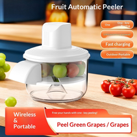 Automatische elektrische fruitenschiller met roestvrijstalen messen, draadloos & multifunctioneel voor thuisgebruik in de keuken