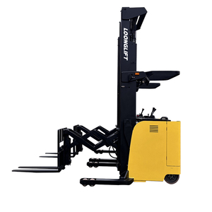 Electric Reach Truck <b>Seat</b> Operated Narrow Aisle Stacker Forklift High Lift Reach Stacker Electric Forklift for Warehousing - Product Image 3