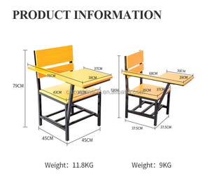 เก้าอี้ห้องบรรยายโรงเรียนมัธยม<span class=keywords><strong>ป</strong></span>ลายโซชายน์<span class=keywords><strong>พร้อม</strong></span>โต๊ะเขียนหนังสือในตัว เก้าอี้นักเรียนไม้อัด - Product Image 5