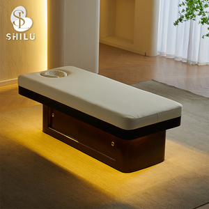 Table de massage thaïlandaise prix d'usine meilleur lit de massage en bois robuste avec rangement DMC11 - Product Image 5