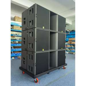 Ks28 סאבוופר ks28 כפול 18 אינץ 'סט רמקול פעיל להגדיר אירועים מקצועיים פסיביים מוסיקה פסטיבלי עמיד למים דוללי - Product Image 1