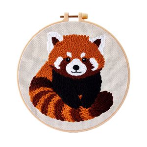 <span class=keywords><strong>Kit</strong></span> de Manualidades Creativas con Aguja Mágica para Animales, <span class=keywords><strong>Kit</strong></span> de <span class=keywords><strong>Bordado</strong></span> con Aguja Mágica para Principiantes con Aro de <span class=keywords><strong>Bordado</strong></span> - Product Image 3