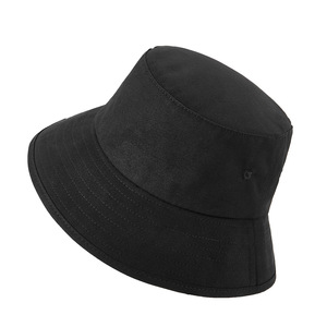 หมวกบักเก็ตป้องกันแสงแดดสำหรับฤดูร้อน ผู้หญิง สีพื้น ผ้าฝ้าย พับได้ สำหรับกิจกรรมกลางแจ้ง เดินป่า ตกปลา หมวกกันแดด - Product Image 1