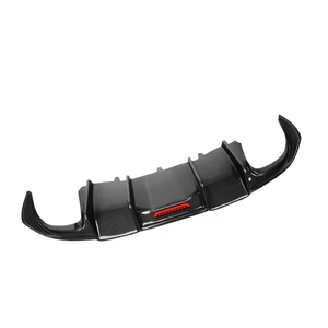 Difusor Trasero de Fibra de Carbono Real para Audi A5 S5 B8 2008-2011, Splitter de Parachoques Trasero con Luz LED - Product Image 2