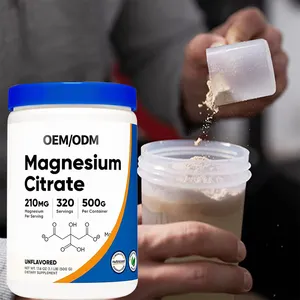 Großhandels preis Magnesium citrat wasserfrei Nahrungs ergänzungs mittel Magnesium citrat pulver