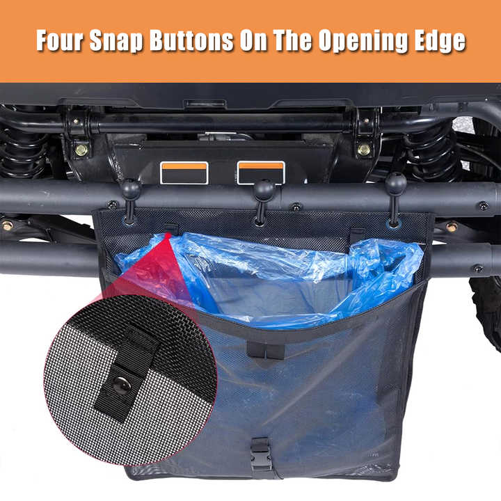 ZOSANY UTV Müllsack Netz - Universeller Abfallsack Für Polaris, Can-Am, Honda ATV