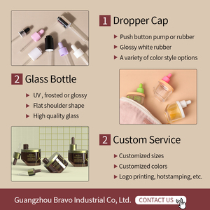 Design di fascia alta unico di lusso per capelli <span class=keywords><strong>olio</strong></span> essenziale siero bottiglie di vetro 30ml 1oz personalizzato <span class=keywords><strong>vuota</strong></span> contagocce flacone per la cura della pelle - Product Image 5
