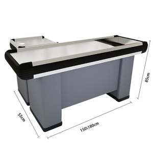 Comptoir de caisse encastré pour <span class=keywords><strong>hypermarché</strong></span> à pente légère, idéal pour les supermarchés - Product Image 3