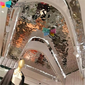 4X8 décoration intérieure de la maison feuille d'acier inoxydable <span class=keywords><strong>304</strong></span> 201 Grade or estampillé 316L services de soudage et de coupe - Product Image 5