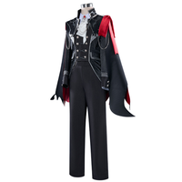 Costume de cosplay de style vampire pour homme, personnage de la cinquième personnalité, tenue de fête gothique d'Halloween, uniforme steampunk avec cape