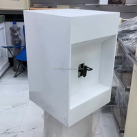 ZKAI Stand de bar à boissons personnalisé pour événements, avec seau à eau et distributeur, pour décoration de mariage et de fête