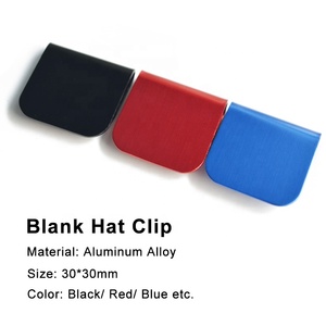 Prix d'usine – Clip de chapeau en aluminium vierge épais, durable et de haute qualité, multifonctionnel, en métal, pour bord de chapeau, modèle <span class=keywords><strong>Golf</strong></span> HT-05 - Product Image 3
