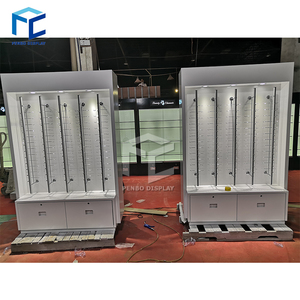 Cao Cấp Sang Trọng Tùy Chỉnh Tầng Thường Vụ Bằng Gỗ Quang Cửa Hàng Nội Thất Khung Quang Hiển Thị Rods Cho Cửa Hàng Kính Mắt - Product Image 1