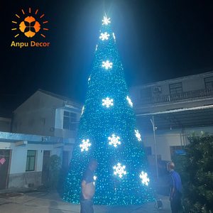 ANPU gigante decorazione del nuovo anno gigante IP65 PVC albero di natale artificiale albero di natale per uso esterno