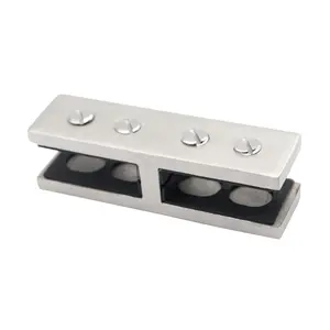 Stainless Steel 316 Glass Clamp Glass Holding Clips for Frameless Stair Glass Fitting Accessories