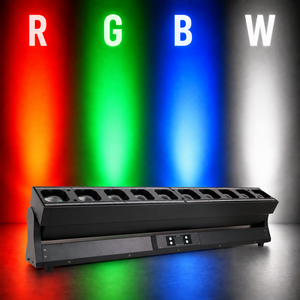 Barra de Luz LED Lineal Móvil RGBW <span class=keywords><strong>4</strong></span> en 1 de 10 Piezas * 60W con Luz Auxiliar IP20, Ángulo de Zoom 5-46, Control DMX512, Iluminación de Escenario - Product Image 4