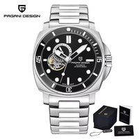 Montres mécaniques automatiques pour hommes PAGANI DESIGN PD1736, mouvement TMI NH39, bracelet saphir, montre de plongée, Reloj Hombre