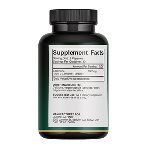 <span class=keywords><strong>L</strong></span>-<span class=keywords><strong>Carnitine</strong></span> 1000mg Kapsul Pendukung Imunitas & Pengatur Energi 60 Kapsul untuk Dewasa - Product Image 3